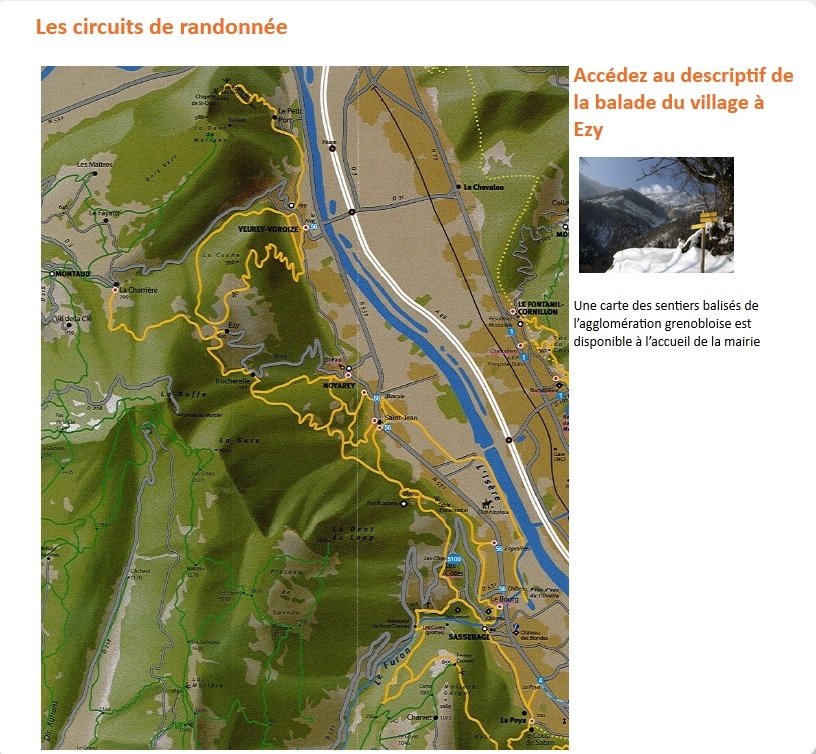 Les circuits de randonnée